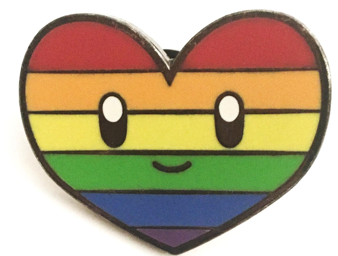 Happy Heart Pride Pin